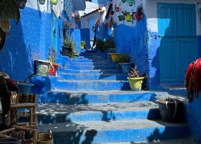 cidade azul Marrocos